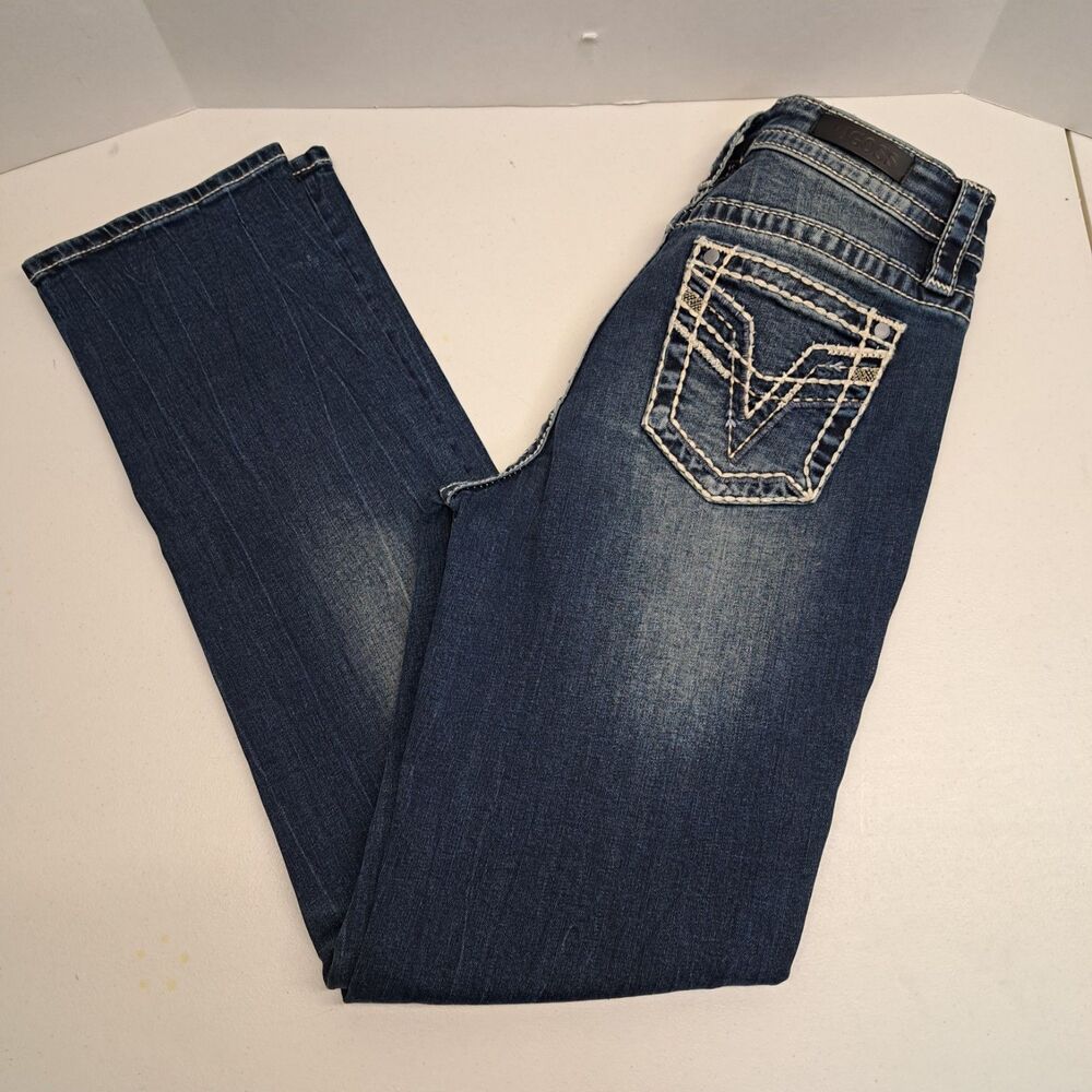 VIGOSS Heritage Fit Mid Rise Straight Jeans Women's 6
